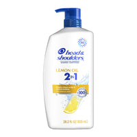 Head and Shoulders 2 in 1 Lemon Essential Oil Dandruff Shampoo and Conditioner, 28.2 Oz