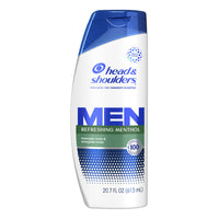 Head and Shoulders Mens Dandruff Shampoo for Refreshing Menthol, 20.7 Oz