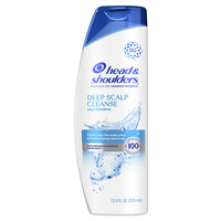Head and Shoulders Dandruff Shampoo, Deep Scalp Cleanse, 12.5 Oz