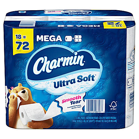 Charmin Ultra Soft Toilet Paper, 18 Ea