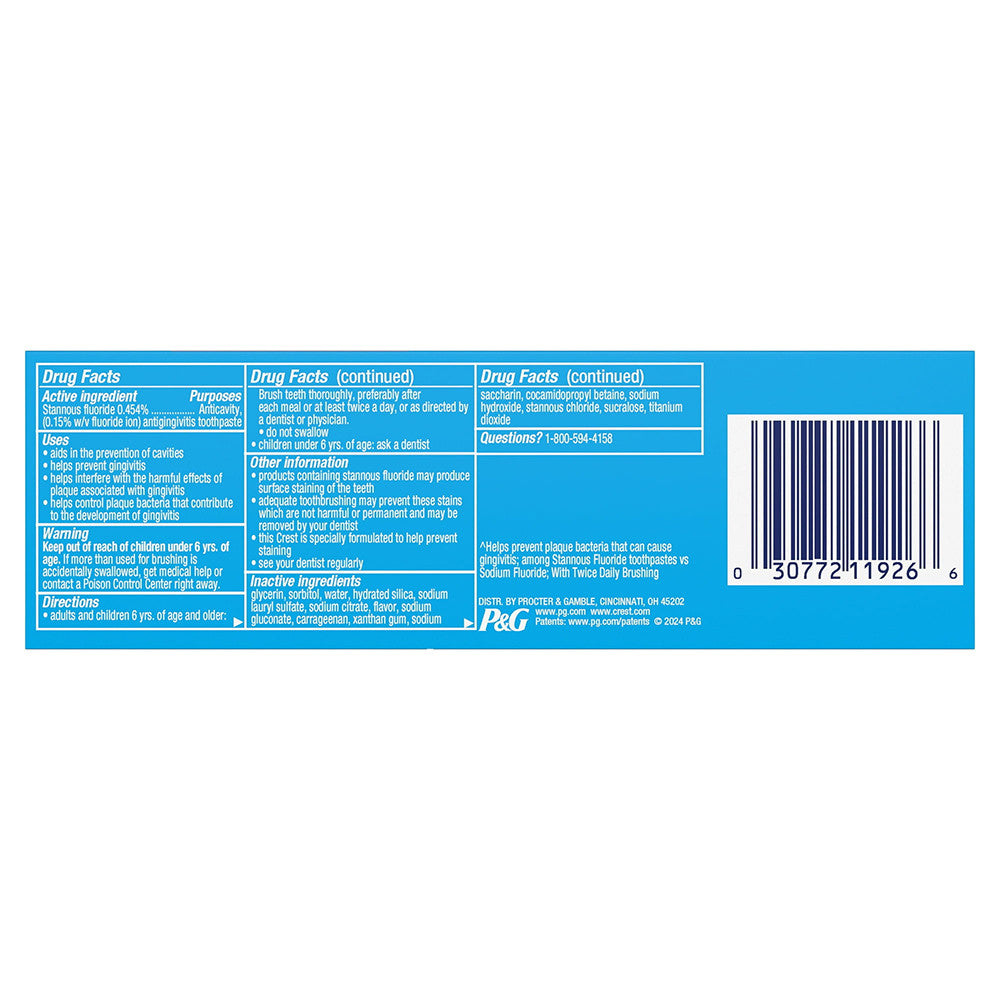 Crest Pro Health Maximum Cavity Protection Toothpaste, 2.6 Oz