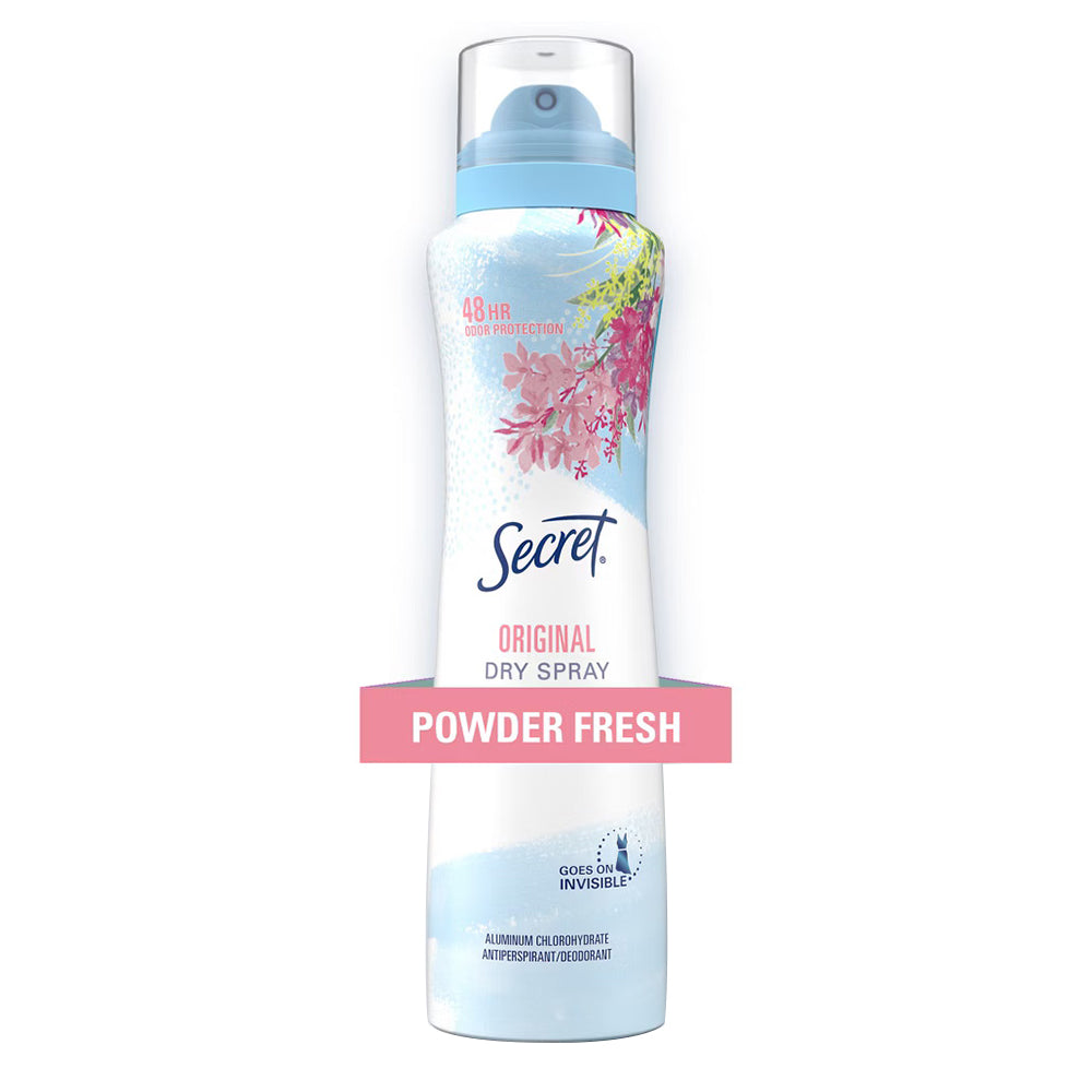 Secret Dry Spray Antiperspirant and Deodorant for Women 4.1Oz (116g)