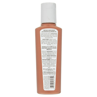 Mirta de Perales Hair Serum with Keratin and Argon Oil from Morocco, 4 Oz