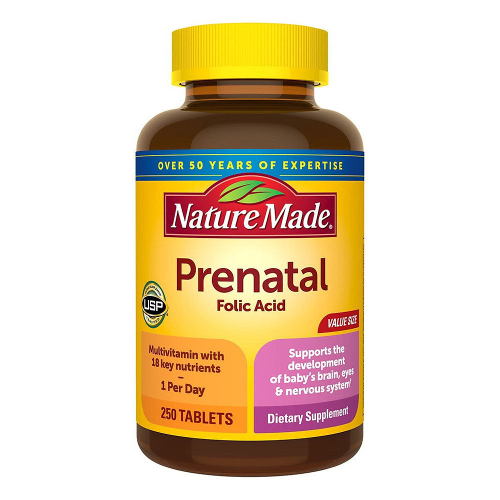 Nature Made Prenatal Multivitamin Tablets, 250 Ea