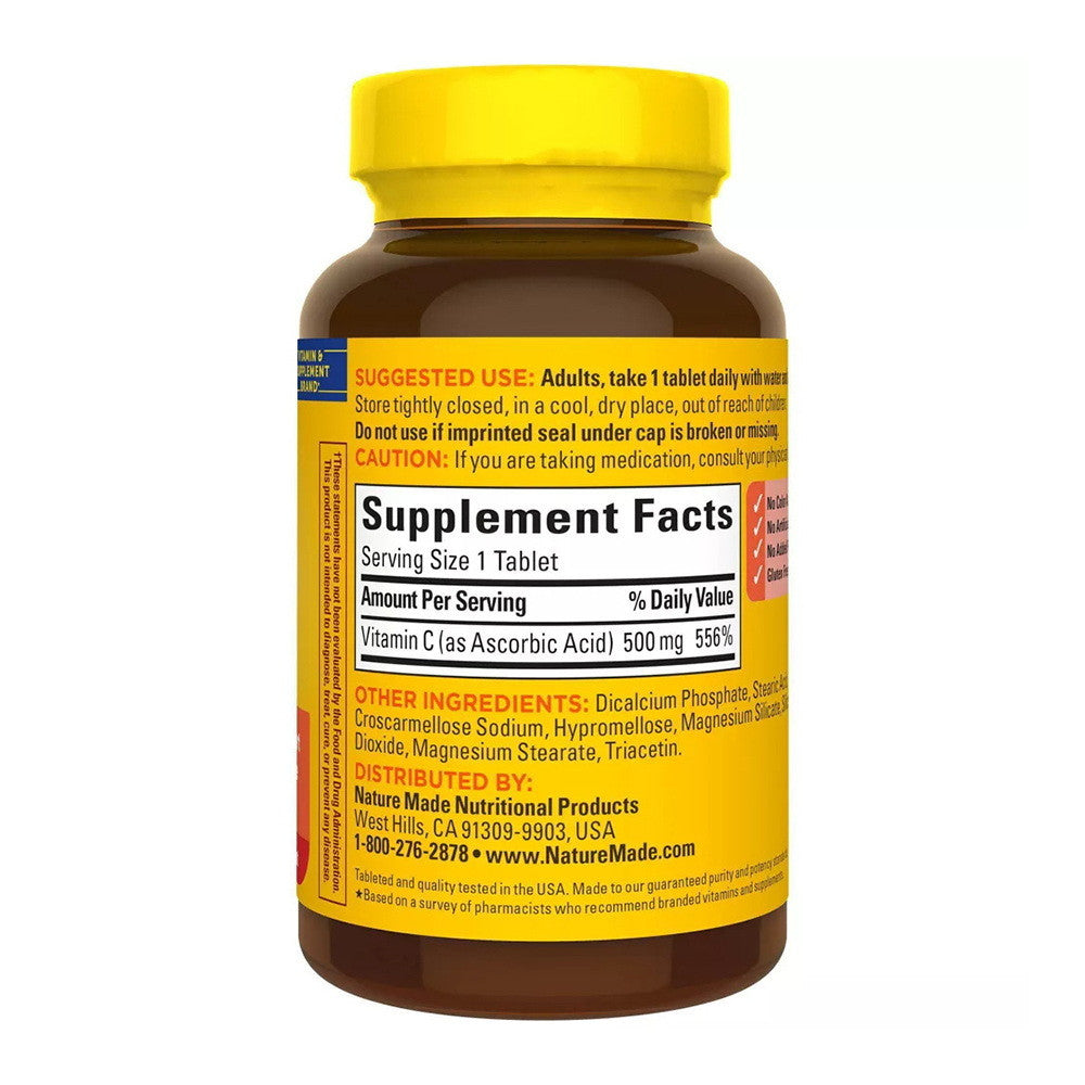Vitamin C 500 Mg Tablets, By Nature Made - 250 Tea