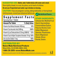 Nature Made Super C with Vitamin D3 and Zinc Tablets, 60 Ea