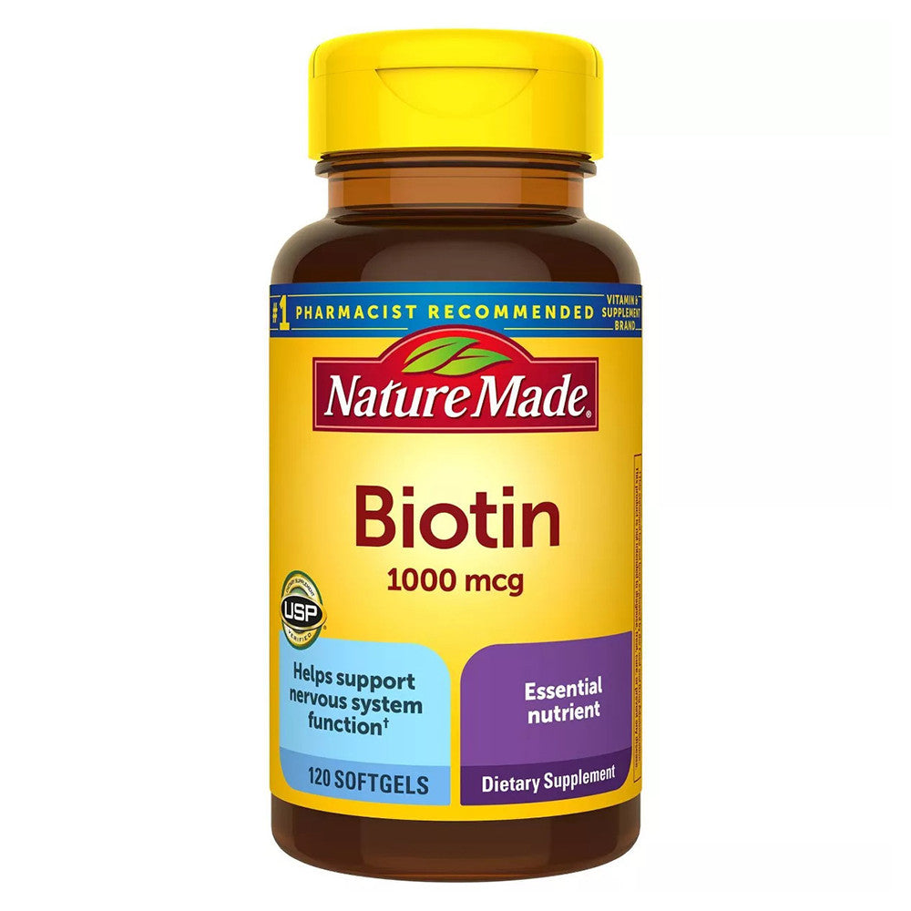 Nature Made Biotin 1000 Mcg Softgels, 120 Ea