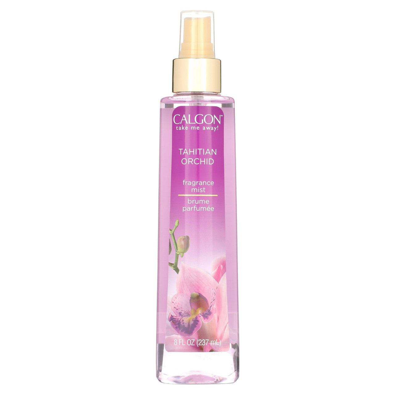 Calgon Take Me Away Body Mist Spray With Tahitian Orchid Fragrance - 8 Oz