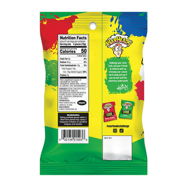Warheads Extreme Sour Hard Candy, Assorted, 3.25 Oz