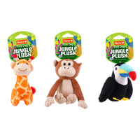 Hartz Tiny Dog Jungle Plush Dog Toy, Assorted, 1 Ea