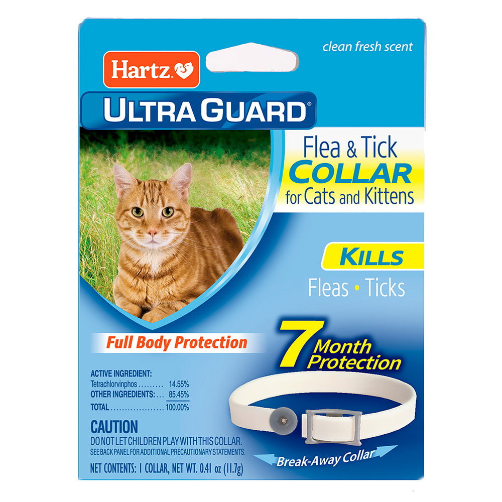 Hartz Ultra Guard Flea and Tick Collar for Cats and Kittens 1Ea