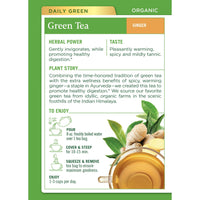 Traditional Medicinals Organic Green Tea With Ginger Herbal Tea Bags, 16 Ea