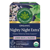 Traditional Medicinals Organic Nighty Night Valerian Herbal Tea, 16 Ea