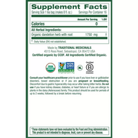 Traditional Medicinals Organic Dandelion Leaf and Root Tea, 16 Tea Bags