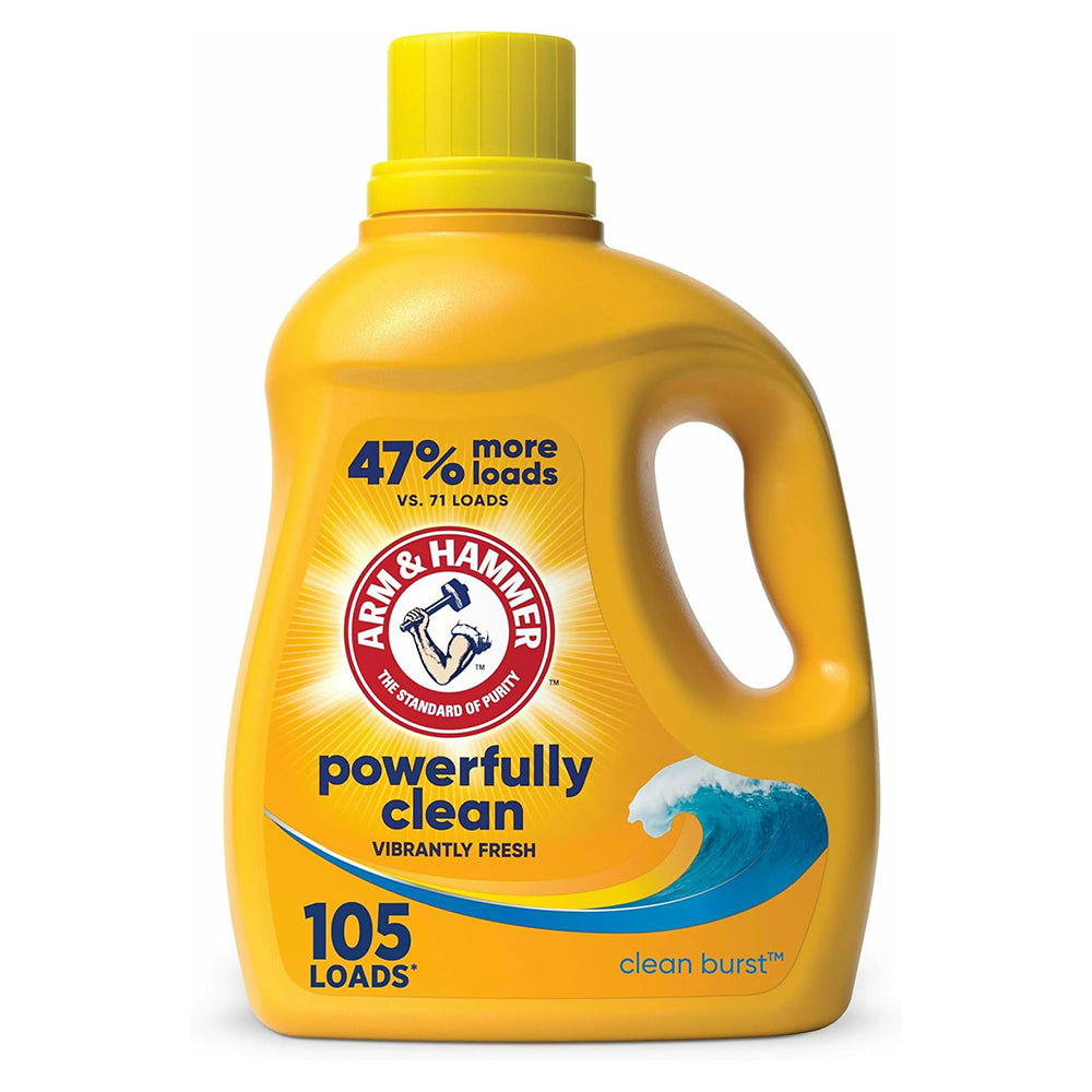 Arm and Hammer Clean Burst Liquid Laundry Detergent 105Oz (3.1L)