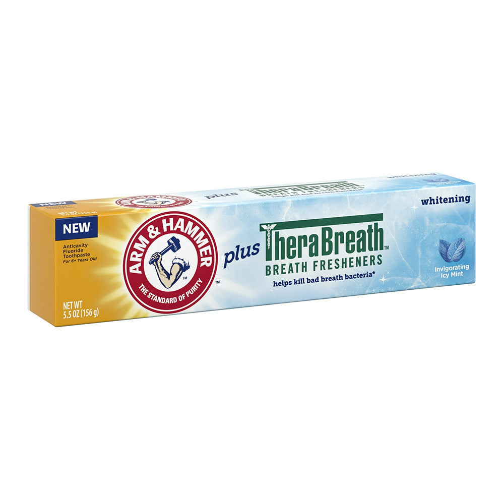 Arm and Hammer Plus Whitening Toothpaste, Icy Mint Flavor, 5.5 Oz