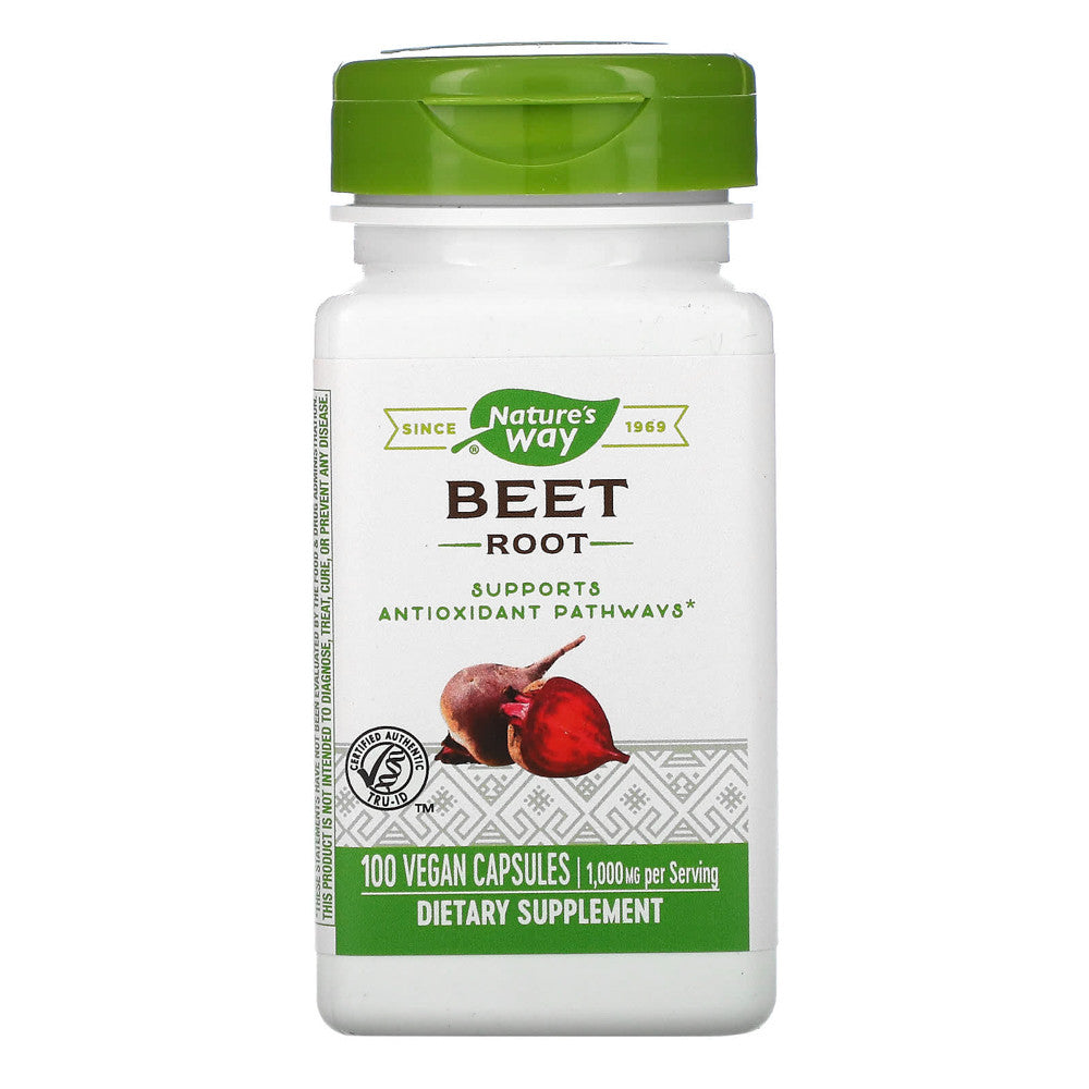 Natures Way Beet Root 500 Mg Capsules - 100 Ea