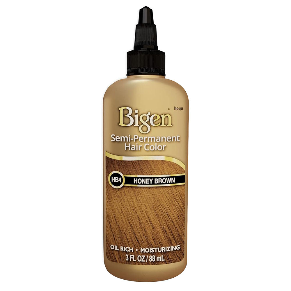 Bigen Semi Permanent Hair Color HB4 Honey Brown 3Oz (88Ml)