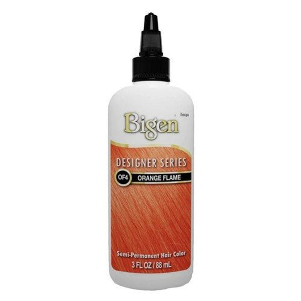 Bigen Semi Permanent Hair Color Cream OF4 Orange Flame 3Oz (88Ml)