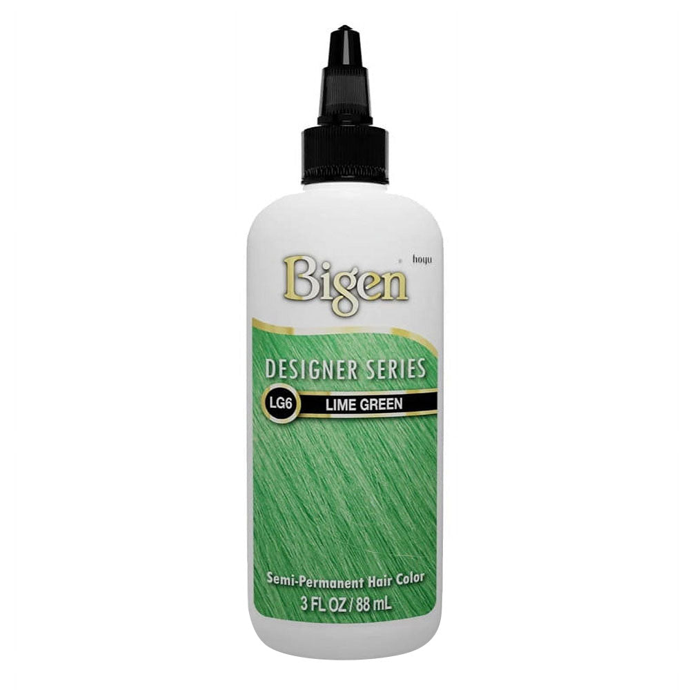 Bigen Semi Permanent Hair Color LG6 Lime Green 3Oz (88Ml)