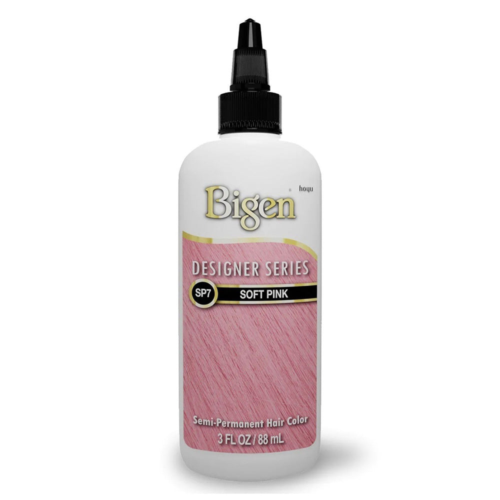 Bigen Semi Permanent Hair Color Cream Soft Pink SP7 3Oz (88ml)