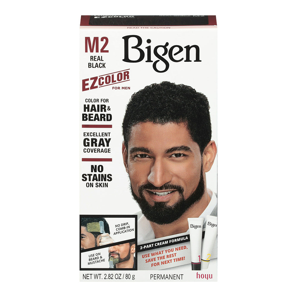 Bigen Ez Color For Men, M2 Real Black Easy Comb In Applicator, 1 Ea