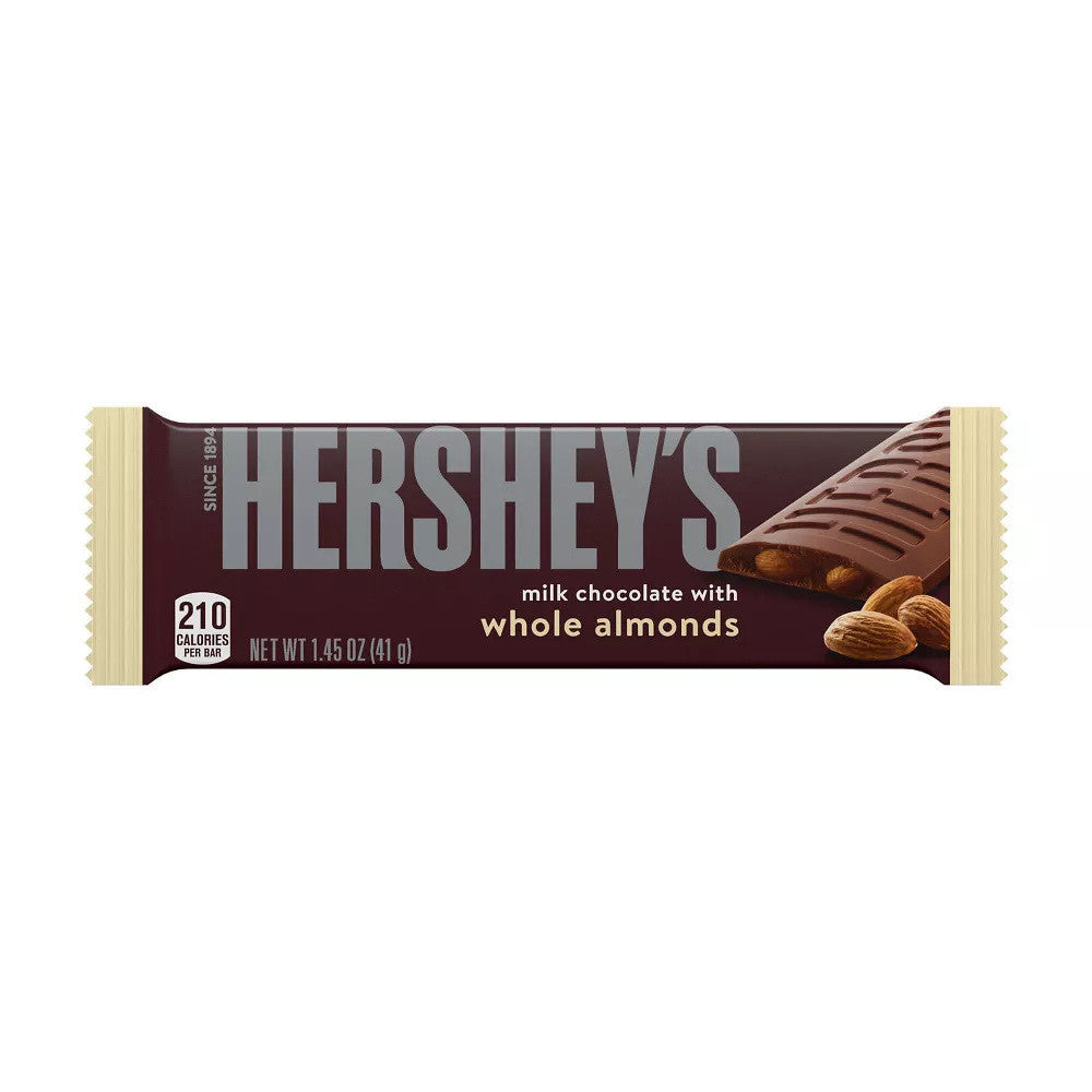 Hersheys Milk Chocolate With Almonds 1.45 Oz