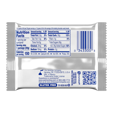 Hersheys York Dark Chocolate Peppermint Patties, 12 Ea