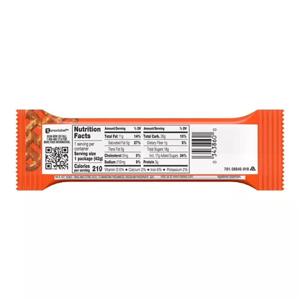 Hersheys Reeses Takes 5 Chocolate Layer Candy Bar, 1.5 Oz