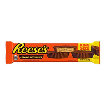 Hersheys Reeses Peanut Butter Cup King Size, 6 Ea