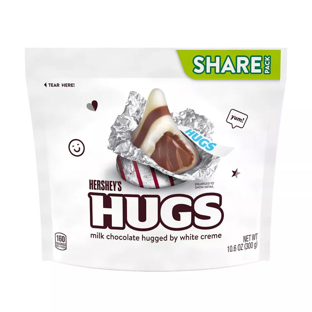 Hersheys Hugs Chocolate Candy, 10.6 Oz