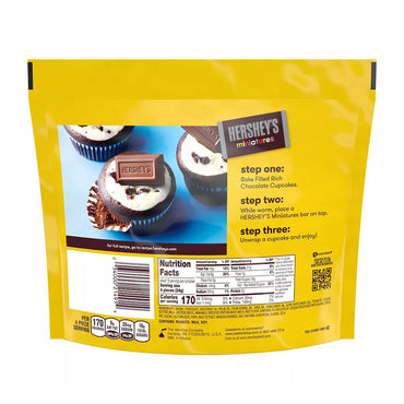 Hersheys Miniatures Assorted Milk And Dark Chocolate Candy Bars, 17.6 Oz