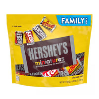 Hersheys Miniatures Assorted Milk And Dark Chocolate Candy Bars, 17.6 Oz