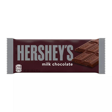 Hersheys Milk Chocolate Candy Bar, 6 Ea