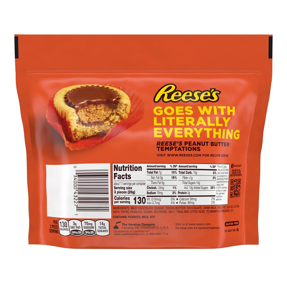 Reeses Miniatures Milk Chocolate Peanut Butter Cups Candy, 10.5 Oz