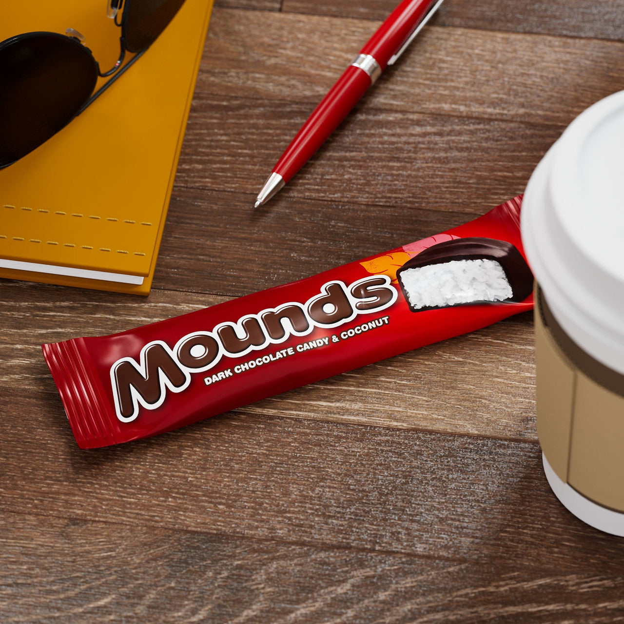 Peter Paul Mounds Bars, Sweetened Coconut Flakes - 36 Ea
