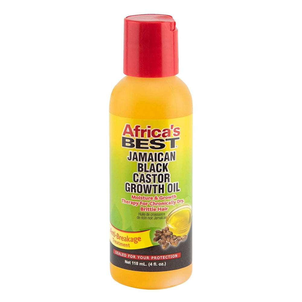Africas Best Jamaican Black Castor Growth Oil for Hair Regrowth 4Oz (118ml)