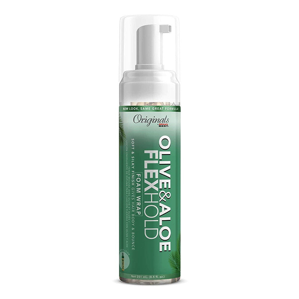 Africa's Best Organics Olive Oil Free Flexible Hold Foam Wrap Lotion, 8.5 Oz