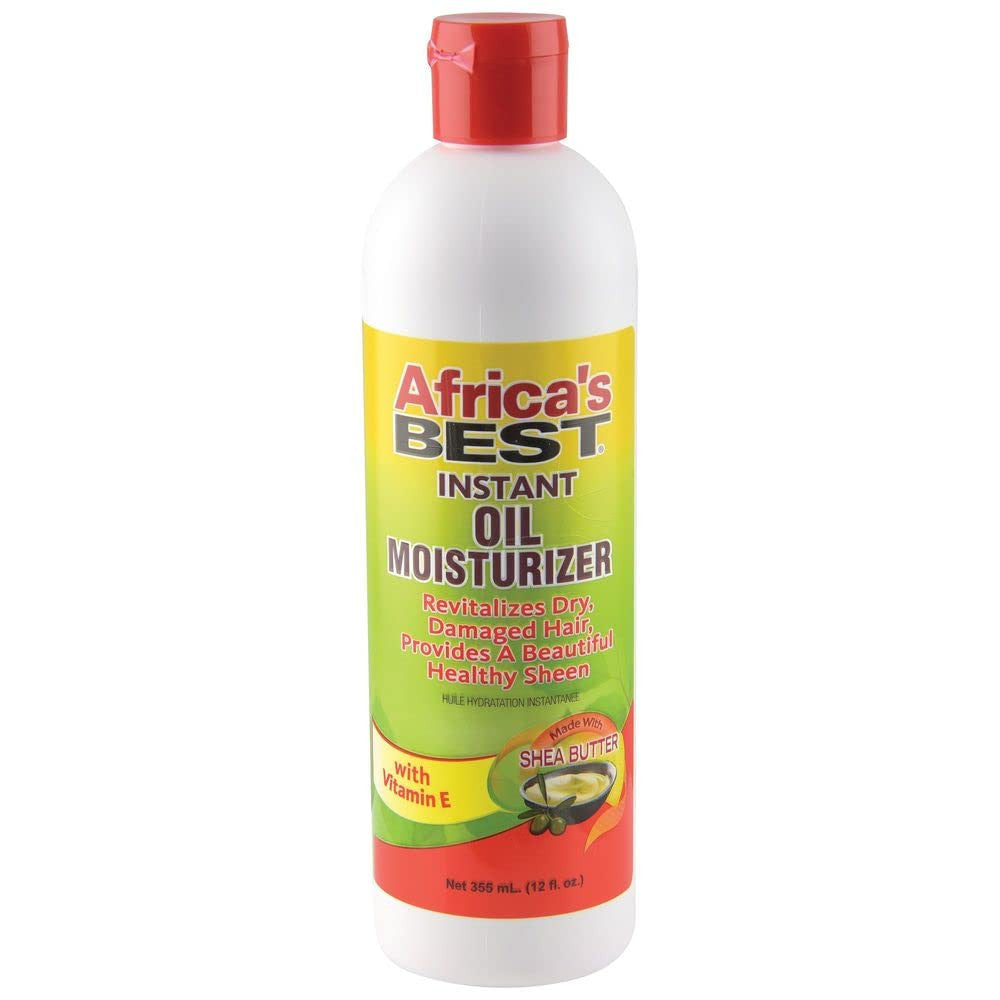 Africas Best Instant Hair Oil Moisturizer With Shea Butter, 12 Oz