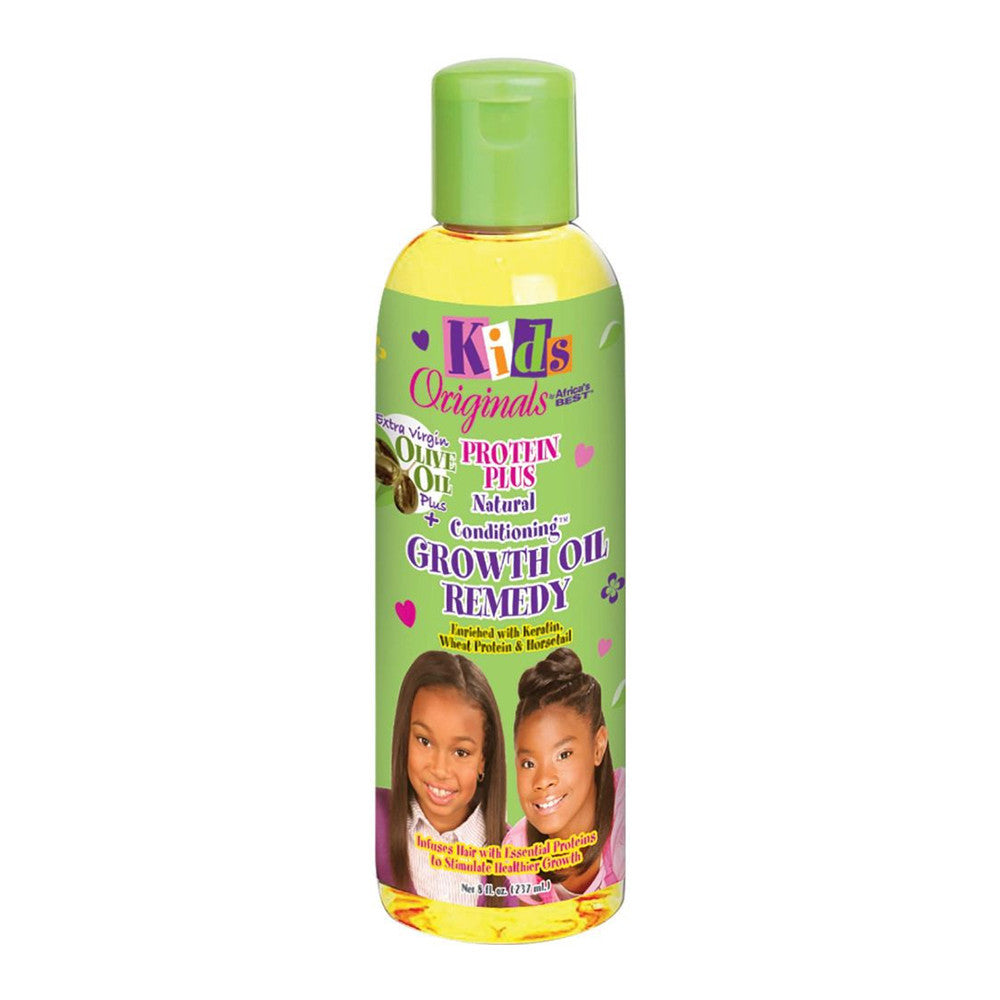 Africas Best Kids Original Protein Plus Growth Oil, 8 Oz