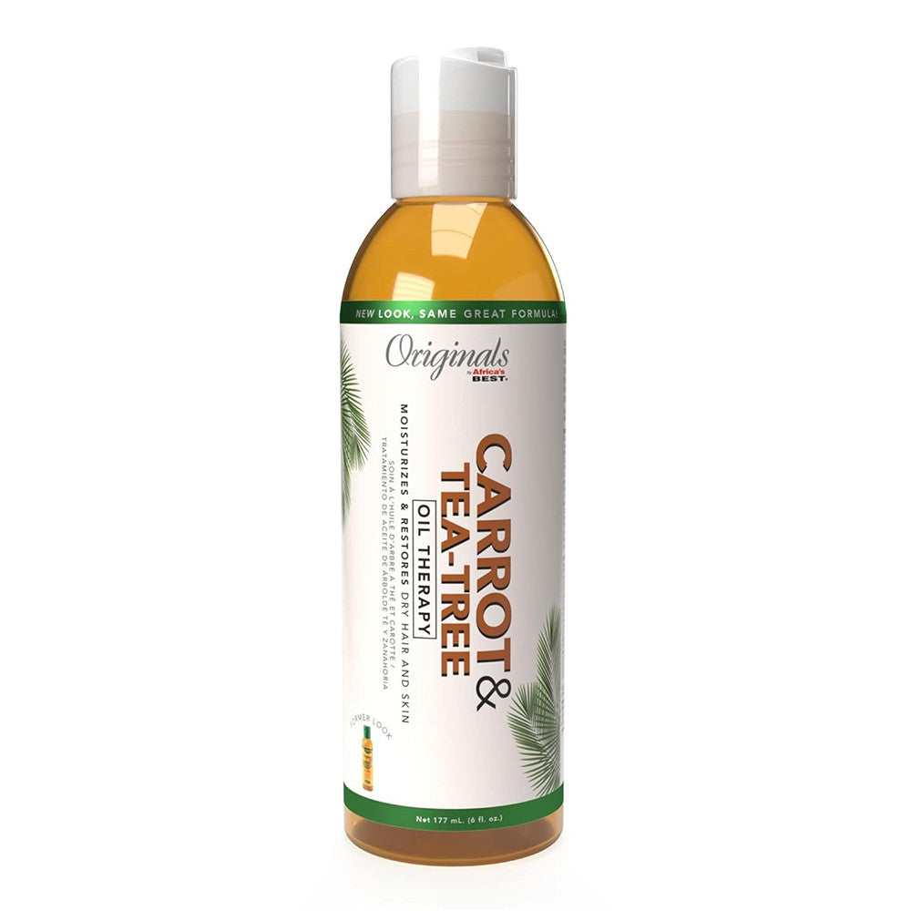Africas Best Originals Organics Carrot Tea Tree Oil Therapy, 6 Oz