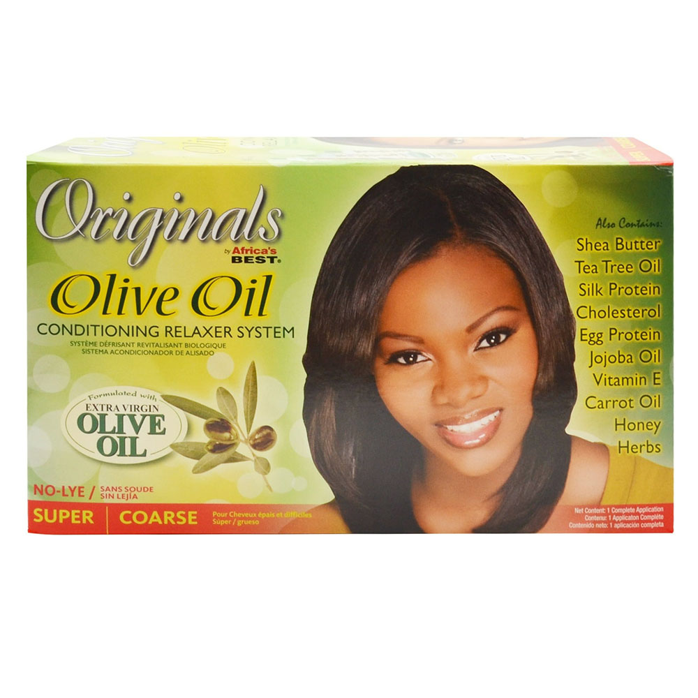 Originals by Africa's Best Olive Oil Conditioning No Lye Relaxer System for Adult 1Ea