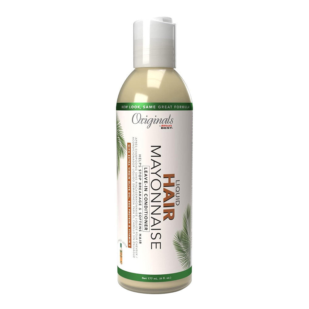 Africas Best Originals Leave In Liquid Hair Mayonnaise, 6 Oz
