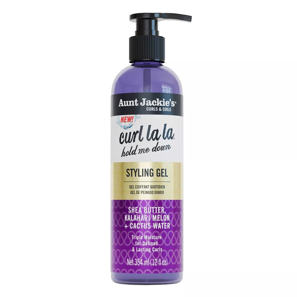 Aunt Jackies Curl La La Hold Me Down Styling Gel for Defining Curls 12Oz (354ml)