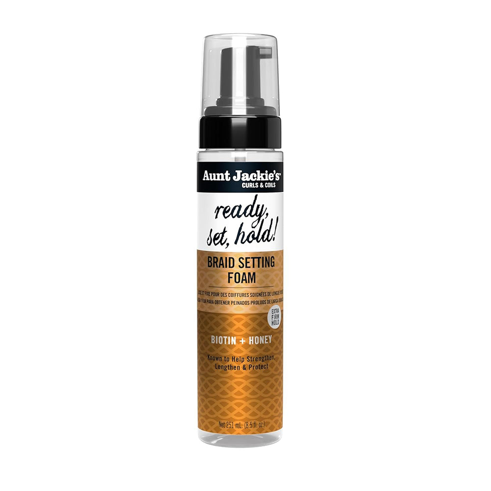 Aunt Jackies Biotin Honey Braid Foam 8.5Oz (251ml)