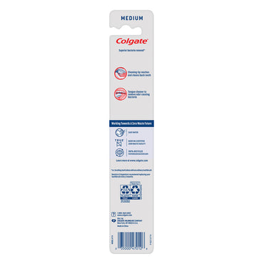 Colgate Plus Adult Toothbrush Medium, 1 Ea