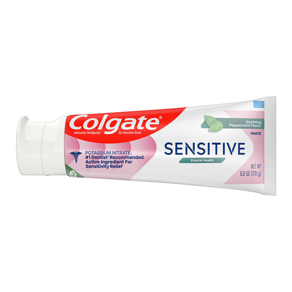 Colgate Sensitive Enamel Health Soothing Toothpaste Peppermint Flavor 6Oz (170g)