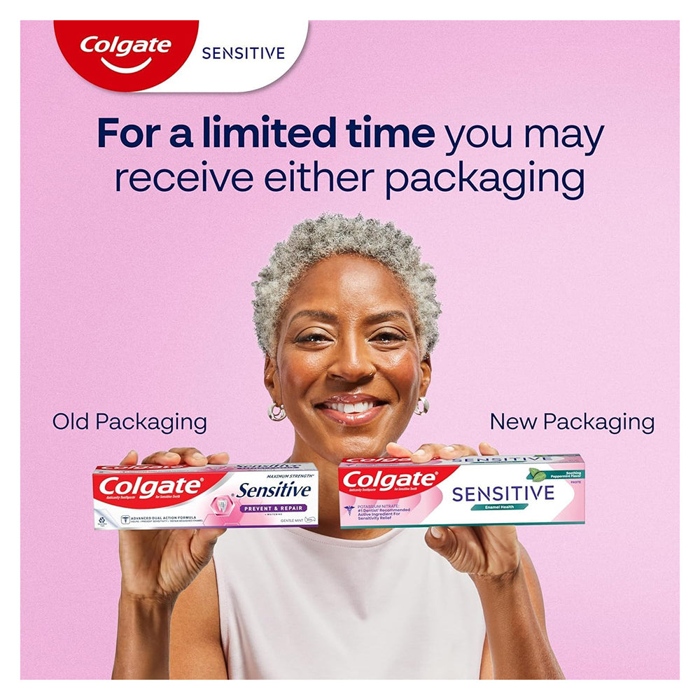 Colgate Sensitive Enamel Health Soothing Toothpaste Peppermint Flavor 6Oz (170g)
