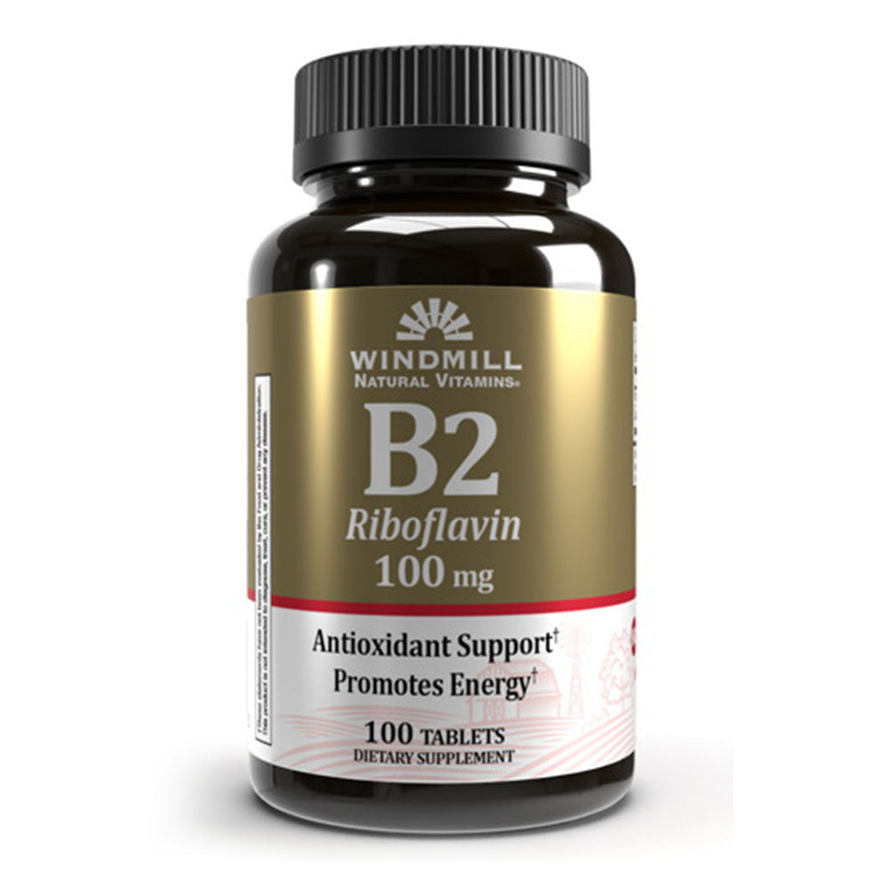 Windmill Vitamins B2 100 Mg Tablets, 100 Ea