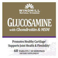 Windmill Vitamins Glucosamine With Chondroitin & Msm Tablets, 60 Ea
